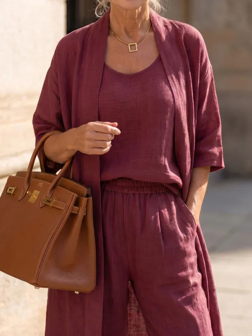 Liviah | Lightweight Linen Set
