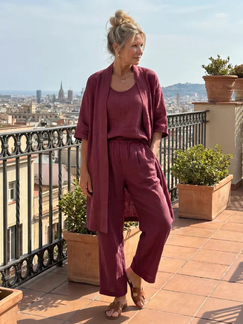 Liviah | Lightweight Linen Set