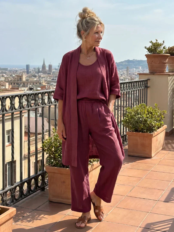 Liviah | Lightweight Linen Set