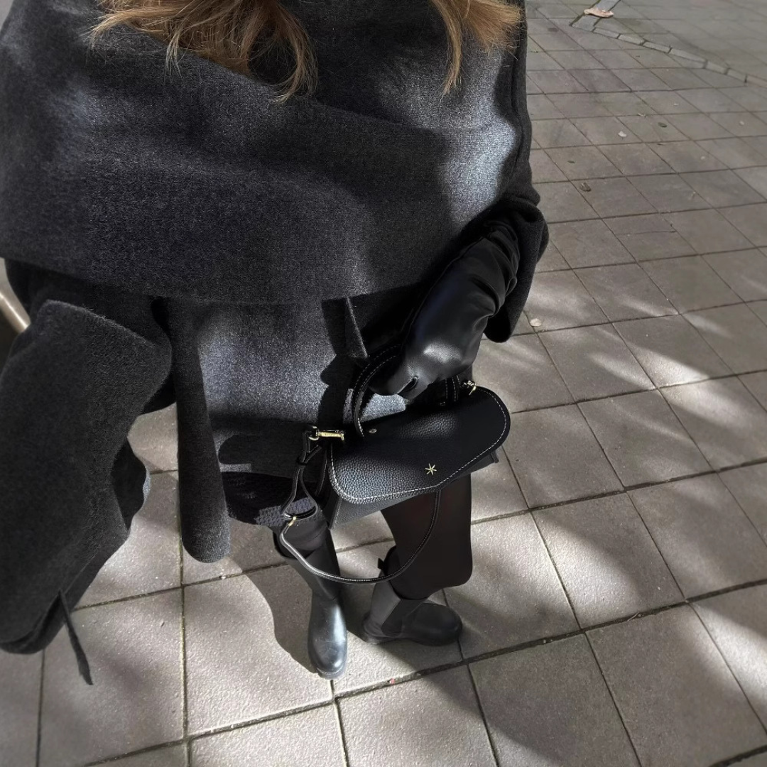 Chloe | Women Elegant Draped Cape Coat