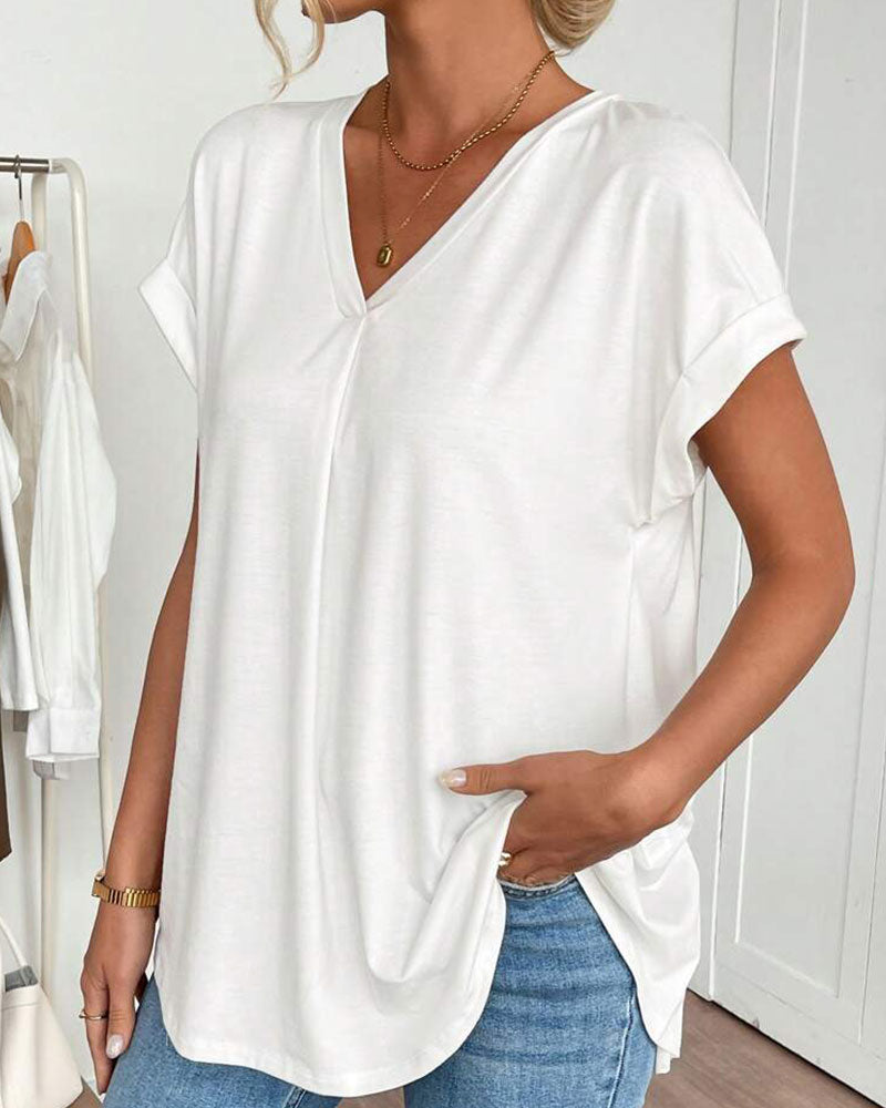 Nova - Unisex Short Sleeve Patchwork T-Shirt