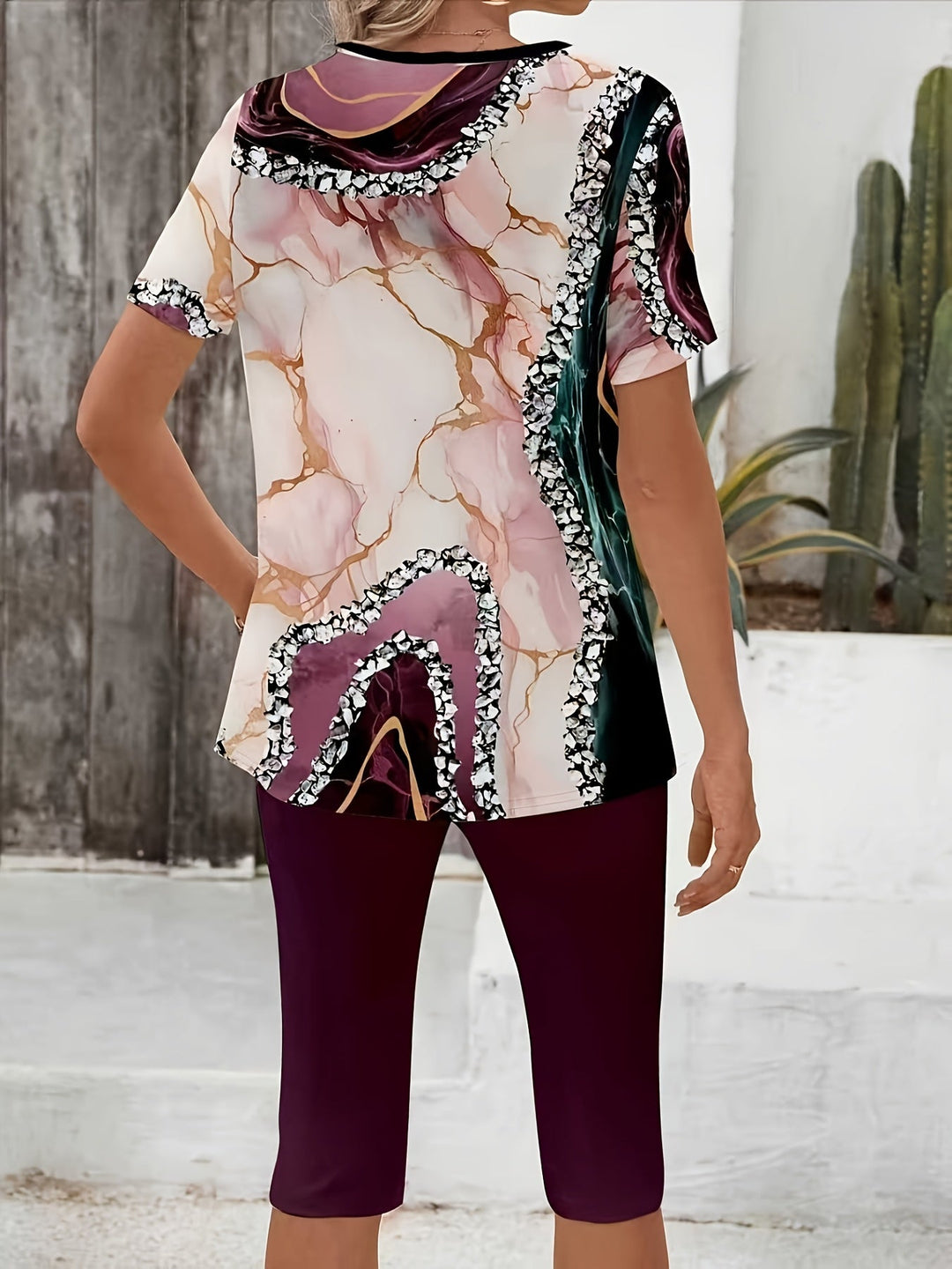 Solira | Botanical Print Stretch Set