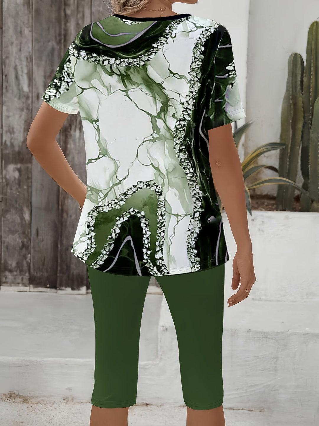 Solira | Botanical Print Stretch Set