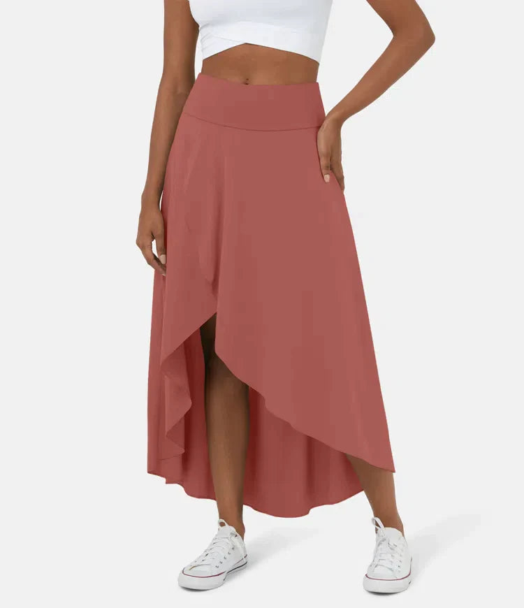 Scarlett - Asymmetric Midi Skirt