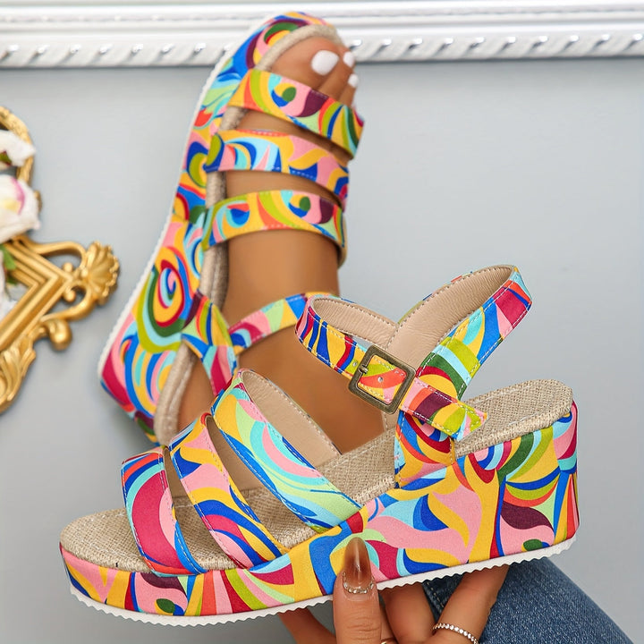 Celora | Platform Ankle Strap Sandals