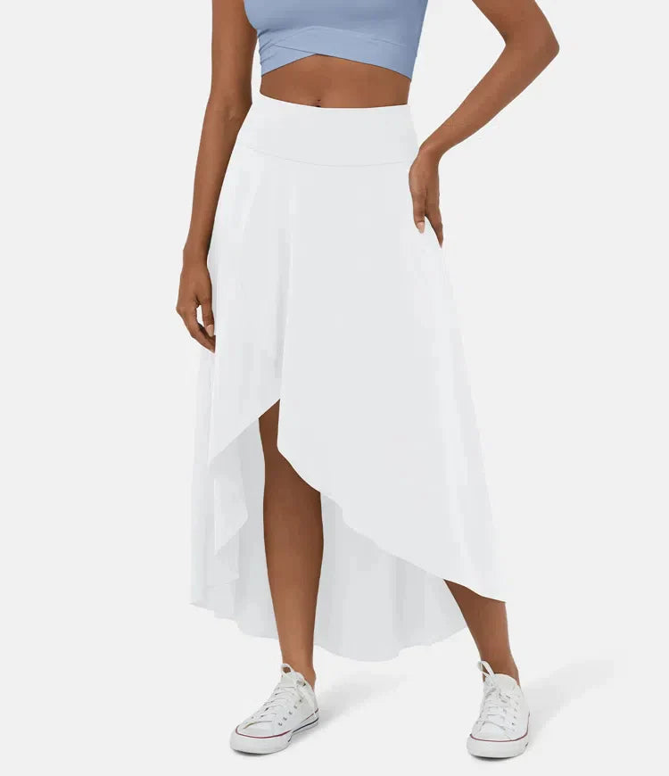 Scarlett - Asymmetric Midi Skirt