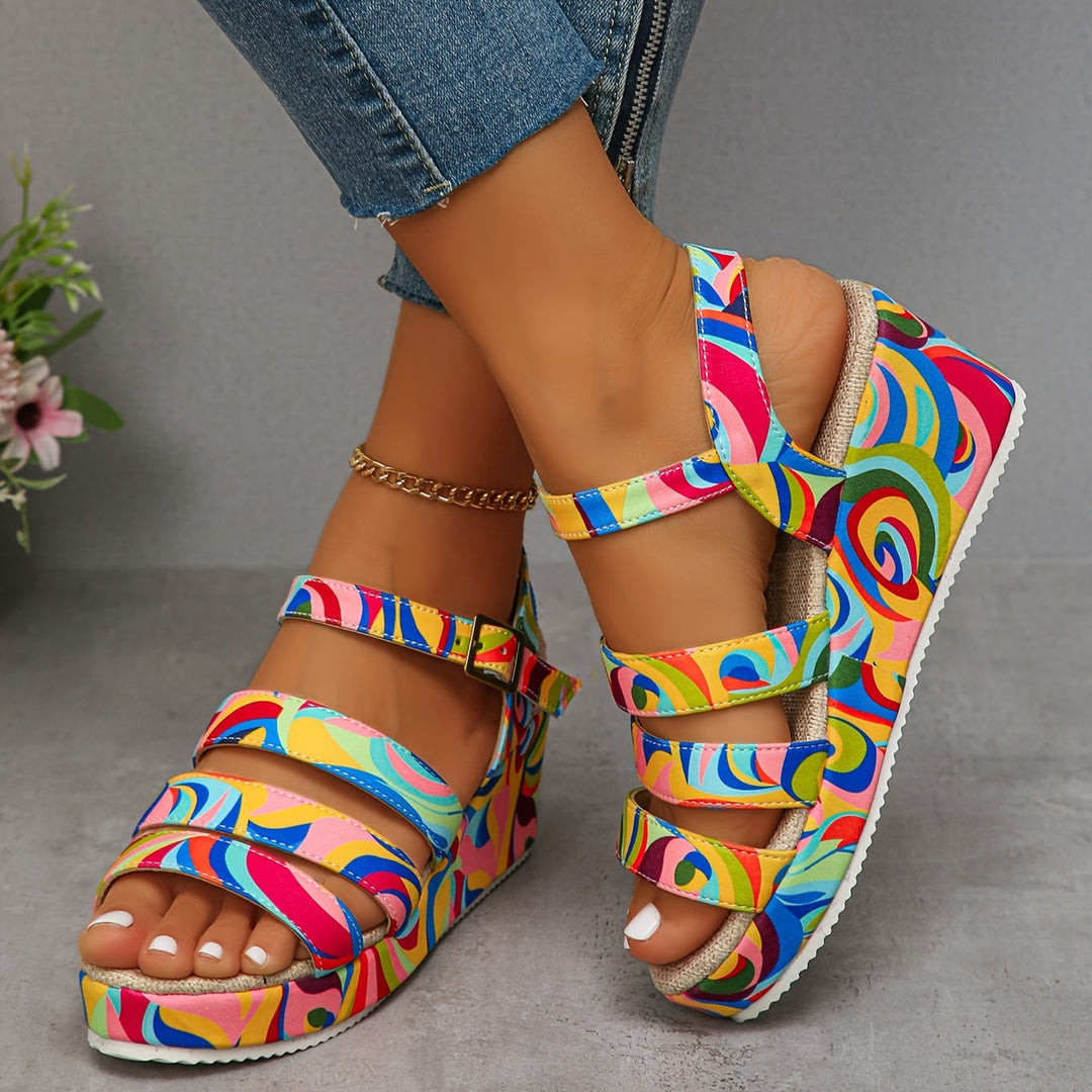 Celora | Platform Ankle Strap Sandals