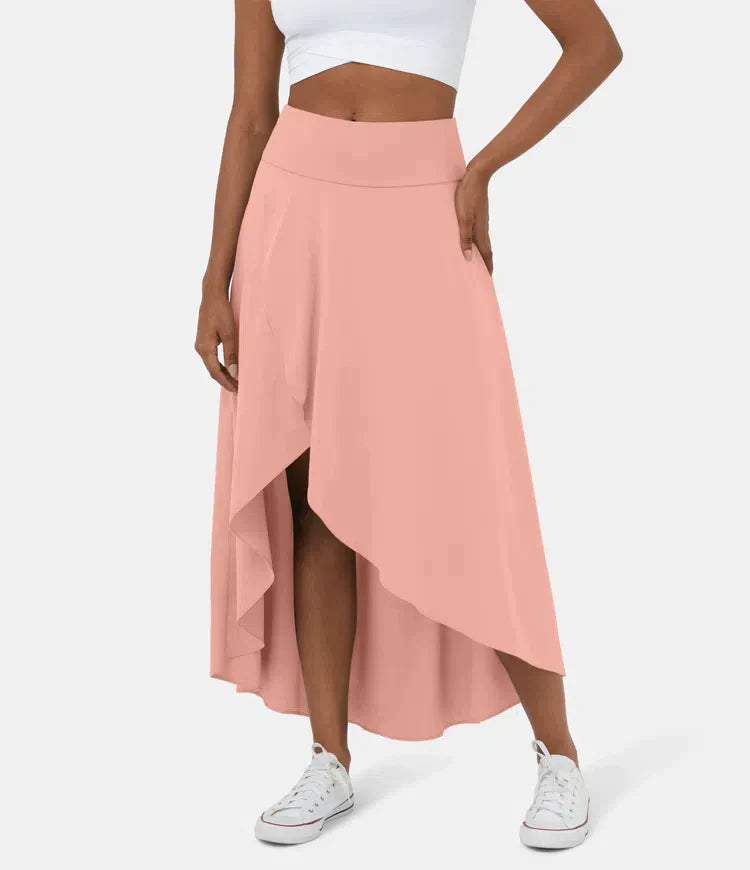 Scarlett - Asymmetric Midi Skirt
