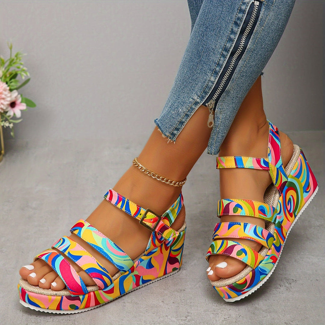 Celora | Platform Ankle Strap Sandals