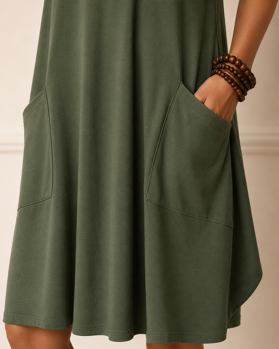 Charlotte — Elegant Dress with Subtle Tummy Coverage