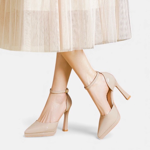 Camila - Leather Heels