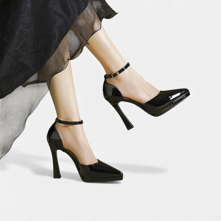 Camila - Leather Heels