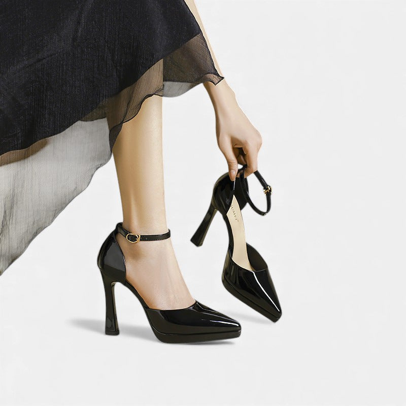 Camila - Leather Heels