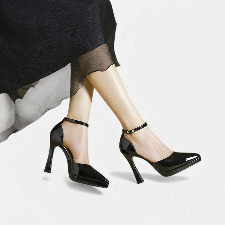Camila - Leather Heels