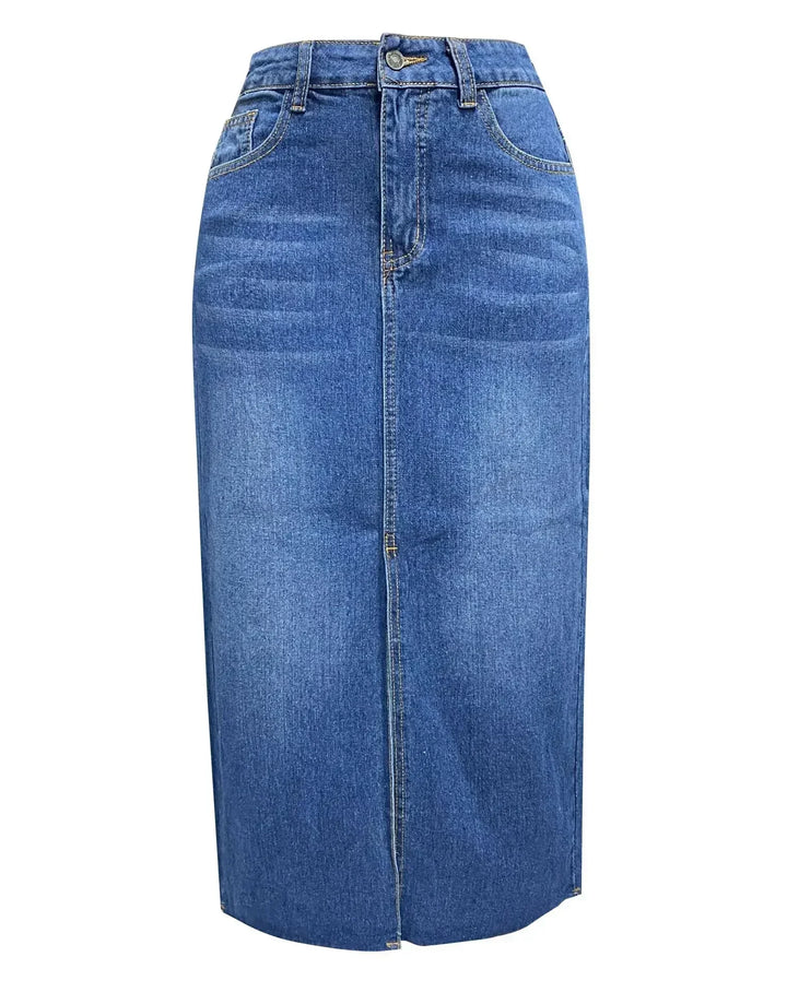 Vivian – High-Waist Denim Skirt