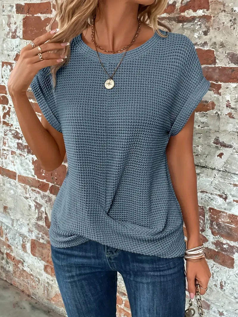 Elise - Sweetheart Round Neck T-Shirt