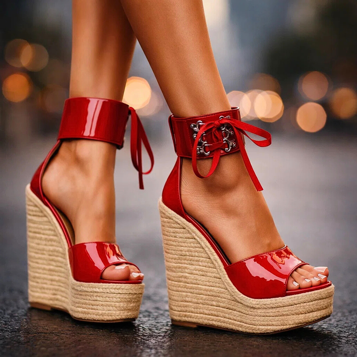 Lucy Monroe Platform Heels