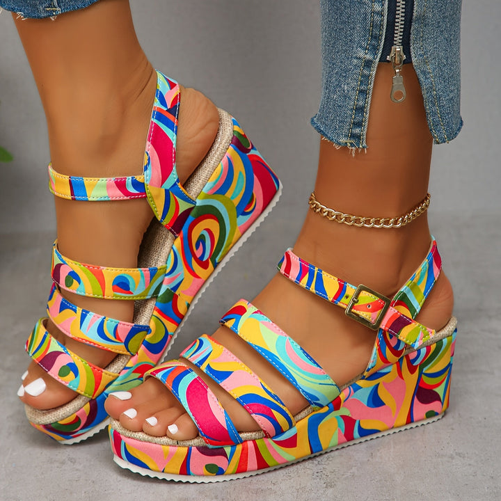 Celora | Platform Ankle Strap Sandals