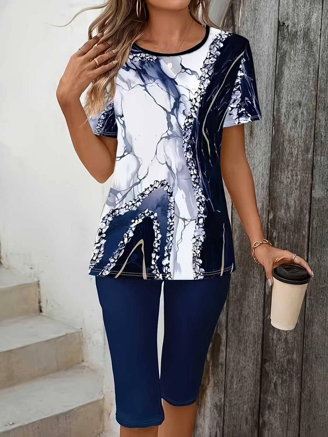 Solira | Botanical Print Stretch Set