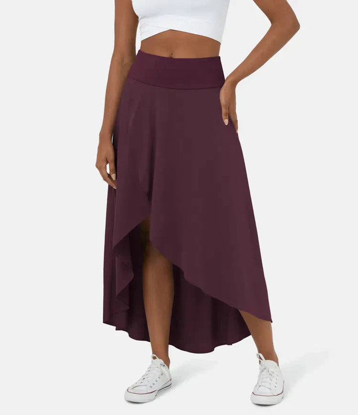 Scarlett - Asymmetric Midi Skirt