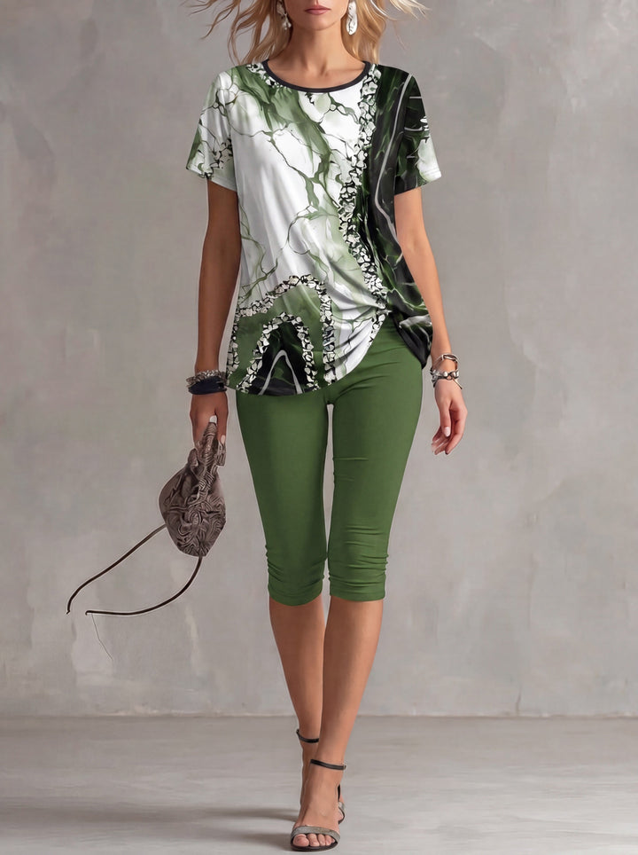 Solira | Botanical Print Stretch Set