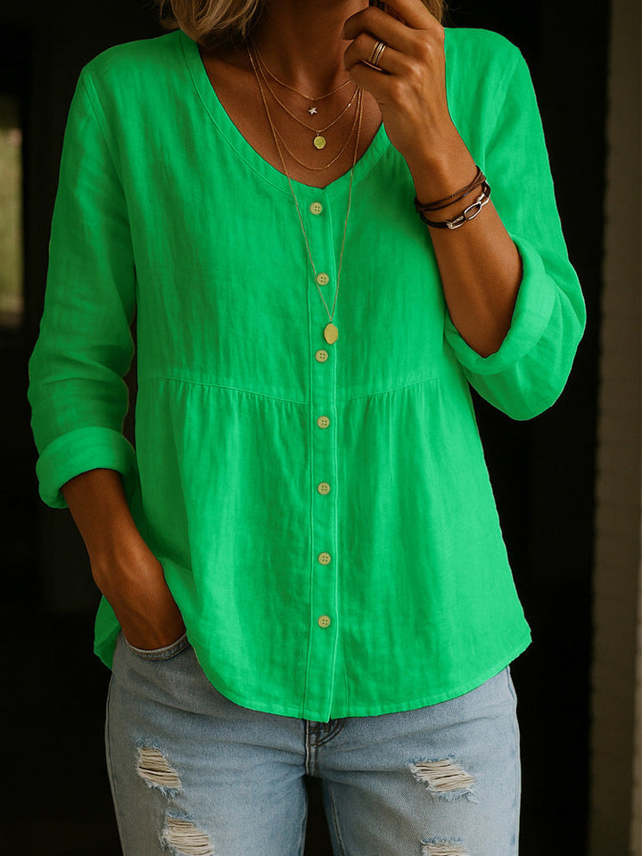Leah - Linen Shirt