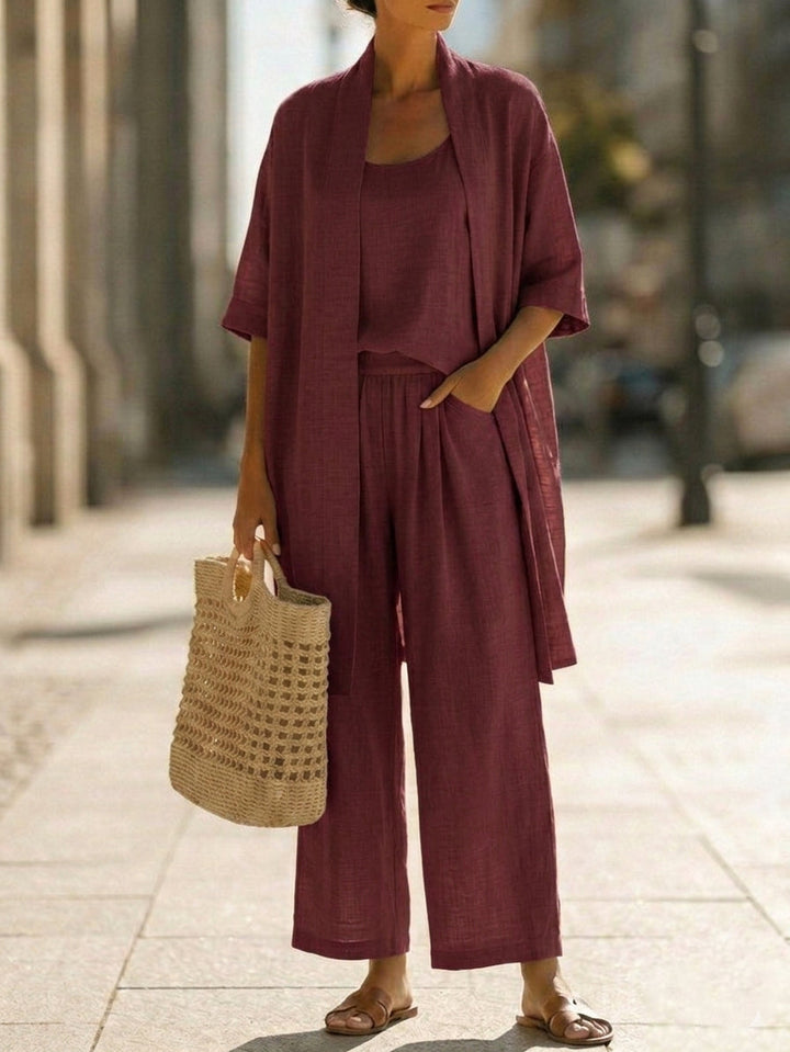 Liviah | Lightweight Linen Set